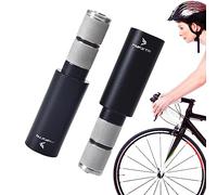 Novent Guidon, Extension Guidon vélo en Alliage d'aluminium, Accessoires rétractables Extensibles 10 cm lége pour vélos Route Montagne pliants