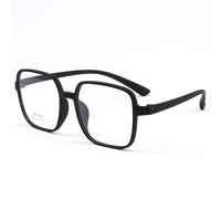 NOVESIXTDAT Lunettes de Lecture carrées surdimensionnées for Femmes Hommes, Lecteur de Blocage de lumière Bleue élégant Extra Large, Lunettes Anti-éblouissement (Color : Black, Size : +1.50)