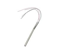 NOVFDLOP Élément Chauffant à Cartouche 220V, Tuyau Chauffant à tête Unique avec Thermocouple de Type K 200W/250W/300W/400W, diamètre du Tube 6mm 6mm(304SUS 300W 6x150mm)