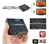 Novhill Splitter HDMI Répartiteur 2 Ports 1x2 avec 1 Entrée 2 Sorties 1080p Full HD HDCP