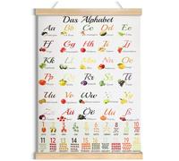 Noviatrix Alphabet Enfant, 41 x 64 cm Poster ABC pour Enfants | Apprentissage de Base Décoration murale, Adaptée à la Maternelle et à L'entrée à L'école Primaire
