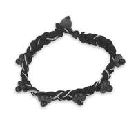 NOVICA Femme Bois Perlé Bracelet, 7.5" 'Lagos Braid'