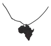 NOVICA Femme Collier en bois Pendentif, 13.75", continent africain »