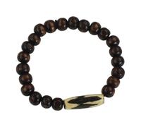 NOVICA Femme « Magnifique Atinka Pa » os en bois Bracelet perles