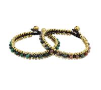 NOVICA Femme Multi-Gem Agate Bracelet en perles, 7.5" 'Happy Times'