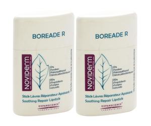 Noviderm Boréade R Stick Lèvres Réparateur Apaisant Soin(S)S Des 2x9 g