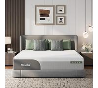 Novilla Bliss Cooling King Mattress, 12 inch Gel-Infused Memory Foam Mattress King Size in a Box with Cool-Touch Nylon Cover, Pressure Relief & Body Support with CertiPUR-US Certified Foam