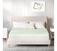 Novilla King Mattress Topper, 4 inch Gel Infused Memory Foam King Size Mattress Topper for Cool Night Sleep & Pain Relief, CertiPUR-US Certified Foam, Green