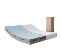 Novilla Matelas 120x200,18 cm, Matelas Mousse à Mémoire de Forme en Gel 7 Zones, Mousse en Fibre de Bambou, Matelas de Lit d'Adulte et d'enfant, Mi-Ferme, Amovible et Lavable, Ultra Respirante
