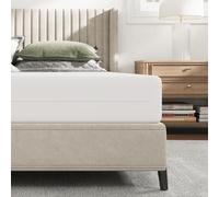 Novilla Matelas 140x200 cm, 14cm, Matelas en Mousse en Fibre de Bambou Déhoussable, 7 Zones, Deux Faces Utilisable