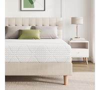 Novilla Matelas 140x200 cm Épaisseur 24 cm - Ressorts Ensachés et Mémoire de Forme - Respirant, Déhoussable et Lavable - Soutien Ferme H3 et Accueil Moelleux - Blanc