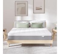 Novilla Matelas 160x190 Fibres de Bambou Mousse à Mémoire de Forme en Gel Fermeté Moyenne Isolation du Mouvement Ultra Respirant Épaisseur 18 cm