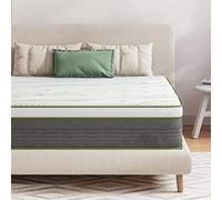 Novilla, Matelas 160x200, Matelas Hybride en Mouesse, Ressort Ensaché, Épaisseur 24cm, Mi-Ferme, Parfait Soutien, Haute Résilience