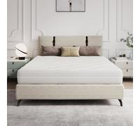 Novilla Matelas 90x190 cm Épaisseur 20 cm - Ressorts Ensachés et Mémoire de Forme - Respirant, Déhoussable et Lavable - Soutien Ferme H3 et Accueil Moelleux - Blanc