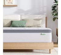 Novilla Matelas à Ressorts ensachés de Profondeur de 26 cm - Matelas à Ressorts fermes 3 Zones avec Tissu Oeko-tex Doux pour la Peau et Mousse Respirante CertiPUR-US - 90 x 190 x 27 cm