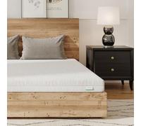 Novilla Matelas en Mousse 90x190, Matelas Amovible à 7 Zones de Confort, Réversible Été/Hiver, Respirable, Hauteur 18 cm