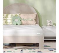 Novilla Matelas en Mousse 90x200, Matelas Amovible à 7 Zones de Confort, Réversible Été/Hiver, Respirable, Certifié Sûr et Fiable par CertiPUR-US et Oeko-TEX, Soutien Ferme, Hauteur 18 cm