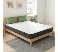 Novilla Matelas Mémoire de Forme 90x190 cm, 20 cm, Mousse de Bambou, Réversible, Certifié Oeko-TEX, Confort et Respirable, Medium-Pro, Noir