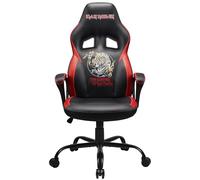 Novilla Subsonic - Chaise Gaming Original Iron Maiden - Fauteuil de Bureau Ergonomique avec Mousse Haute Densité, Mécanisme à Bascule et Accoudoirs Confortables - Hauteur Réglable