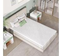 Novilla Surmatelas 120 X 200 CM, Surmatelas en Mousse à Mémoire de Forme Gel, Épaisseur 7,5 CM, avec Design Antidérapant et Certification de Sécurité, sans Odeur, Housse Lavable