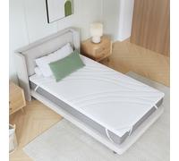 Novilla Surmatelas 120x200, 7.5CM, Surmatelas en Mousse à Mémoire de Forme Gel, Mousse Confort, Doux pour la Peau et Doux, avec Design Antidérapant et Certification de Sécurité, Lavable