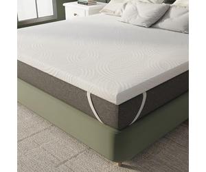 Novilla Surmatelas 140x190, 5CM Surmatelas en Mousse de confort, Certifié Sûr et Fiable par CertiPUR-US et Oeko-TEX, Absorbant et Respirant, Tissu Doux pour La Peau, Lavable