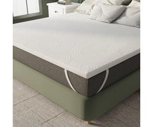 Novilla Surmatelas 140x190, 7.5CM Surmatelas en Mousse de confort, Certifié Sûr et Fiable par CertiPUR-US et Oeko-TEX, Absorbant et Respirant, Tissu Doux pour La Peau, Lavable