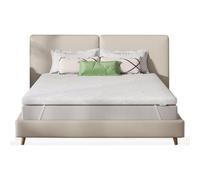 Novilla Surmatelas 150 X 200 CM, Surmatelas en Mousse à Mémoire de Forme Gel, Épaisseur 5 CM, avec Design Antidérapant et Certification de Sécurité, sans Odeur, Housse Lavable