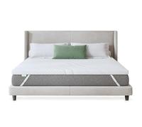 Novilla Surmatelas 180x200, 5CM, Surmatelas en Mousse à Mémoire de Forme Gel, Mousse Confort, Doux pour la Peau et Doux, avec Design Antidérapant et Certification de Sécurité, Lavable
