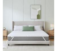 Novilla Surmatelas 180x200, 7.5CM, Surmatelas en Mousse à Mémoire de Forme Gel, Mousse Confort, Doux pour la Peau et Doux, avec Design Antidérapant et Certification de Sécurité, Lavable