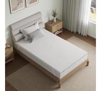 Novilla Surmatelas 80 X 190 CM - 7,5 cm Mémoire de Forme, Housse Lavable, Sangles Élastiques, Antidérapant, Certification de Sécurité - pour Matelas Ferme, Chambre d’Amis, Dortoir, Camping-Car