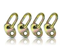 NOVINO Lot de 4 supports de levage 7100, capacité de 2,3 kg, kit de support de levage moteur pour une utilisation avec niveleurs de charge et sangles de levage (coloré)