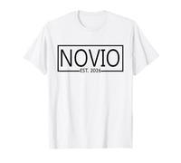 Novio Est. 2026 Latino Espagnol Marié Bachelor Party, Mariage T-Shirt