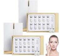 Noviqo Collagène séché pour le visage, Collagène nano-silk anti-ride noviqo, Ensemble de sérum de réparation anti-rides nano-séché lyoph (2Set)