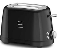 Novis Grille-pain noir "T2", 2 fentes courtes, 900 W,