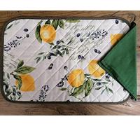 NOVITA !!! Sets de table américains matelassés avec 1 serviette fantaisie LIMONI et HULIF ... Fabriqué en Italie