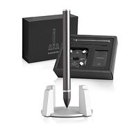 novium Hoverpen Classic - Stylo Vertical Anti-Gravité à Lévitation Magnétique, Décoration de Bureau, Design Futuriste, Stylo à Bille avec Recharges, Idée Cadeau de Luxe, Dark Grey