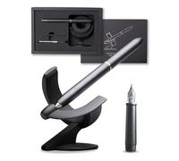 novium Hoverpen Future - Stylo Plume à Lévitation Magnétique, Design Inspiré de l’Espace, Accessoire de Bureau Original, Idée Cadeau de Luxe, Deep Black