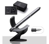 novium Hoverpen Future - Stylo Plume de luxe - Effet de lévitation unique - Design high tech futuriste inspiré de l'espace - Deep Black - Idée Cadeau & Décoration de Bureau