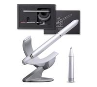 novium Hoverpen Future - Stylo Roller à Lévitation Magnétique, Design Inspiré de l’Espace, Accessoire de Bureau Original, Idée Cadeau de Luxe, Frost Silver