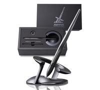 novium Hoverpen Interstellar: le stylo qui lévite, Space Black - Stylo bille au design futuriste et premium inspiré de l'espace, Stylo de Luxe avec Recharges Schmidt, Idée Cadeau & Décoration Bureau