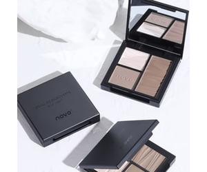 NOVO - 3 Colours Multi Effect Contouring Palette 01# Milk Tea & Cocoa - 9g