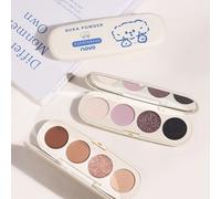 NOVO - Happy Puppy Quad Color Eyeshadow Palette - 4 Types 04# Summer Galaxy - 5.4g