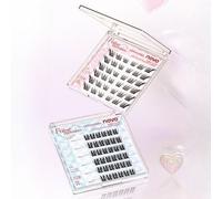 NOVO - Light and Flexible Glue-Free False Eyelashes - 3 Types 01# Foxy (8-13mm x 36 pcs)
