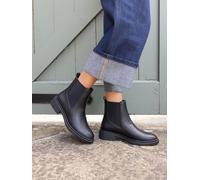 Novo Novo Black Dottie Flat Chelsea Ankle Boots