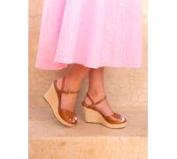 Novo Novo Brown Bliss Espadrille Wedge Sandals