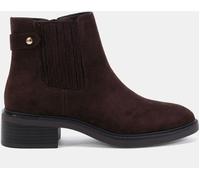 Novo Novo Chocolate Brown Wide Fit Darlina Flat Chelsea Ankle Boots