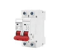 NOVOCE Disjoncteur 2p DC1000V Mini disjoncteur Solaire 6a/10a/16a/20a/25a/32a/40a/50a/63a MCB for système Pv (Size : 50A)