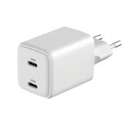 Novodio Chargeur 2 x USB-C 35 W C-Charge 35 GaN Blanc - pour Mac, iPhone et iPad