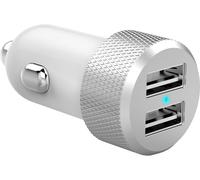 Novodio Chargeur allume-cigare double USB Dual Car Fast Charger 24 W - Blanc
